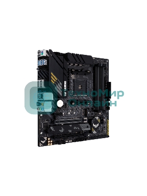 Материнская плата ASUS TUF GAMING B550M-PLUS, AM4, AMD B550, 4xDDR4, 4xSATA, 2xM.2, 1xPCIe 4.0 x16, 1xPCIe 3.0 x16, 1xPCIe x1, 1xHDMI, 1xDP, 1x 2.5Gb LAN, 4xUSB-A 3.2 Gen 1, 1xUSB-A 3.2 Gen 2, 2xUSB-A 2.0, 1xUSB-C 3.2 Gen 2, 5x3.5 мм, 7.1, mATX