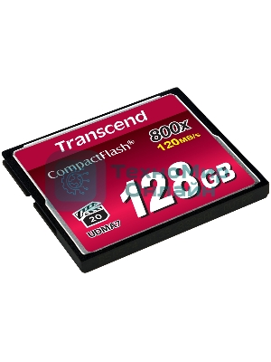 Флеш карта CF 128Gb, Transcend Ultra Speed 800X