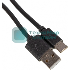 Кабель USB (m)-USB Type-C (m) 1м черный