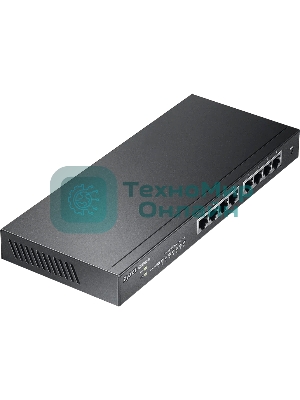 Коммутатор Smart L2 Zyxel GS1900-8, 8xGE, настольный, бесшумный