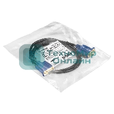 Кабель VGA Pro ExeGate EX-CC-PVGA-15M15M-1.0 (15M/15M, 1м, 2 фильтра, позолоченные контакты, экран)