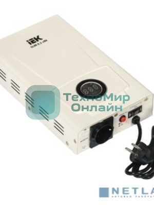 Стабилизатор напряжения настенный SLIM 0,5кВА IEK IVS22-1-D05-09