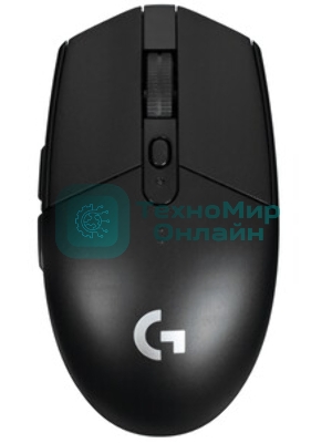 Мышь беспроводная Logitech G304 Lightspeed фиолетовый, 12000 dpi, радиоканал, USB, кнопки - 6