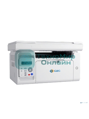 МФУ G&G M2022NW A4, лазерное, черно-белое, 22стр/мин, 1200x1200dpi, 800МГц, 256Мб, WiFi/USB/Ethernet, 1600стр/картридж, белый корпус (аналог Pantum M6506NW, картридж GT202T)(M2022NW)