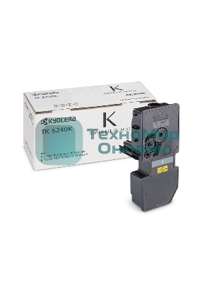 Картридж лазерный Kyocera TK-5240K (1T02R70NL0) черный для P5026cdn/P5026cdw, M5526cdn/M5526cdw 4000 стр.