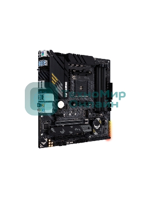 Материнская плата ASUS TUF GAMING B550M-PLUS, AM4, AMD B550, 4xDDR4, 4xSATA, 2xM.2, 1xPCIe 4.0 x16, 1xPCIe 3.0 x16, 1xPCIe x1, 1xHDMI, 1xDP, 1x 2.5Gb LAN, 4xUSB-A 3.2 Gen 1, 1xUSB-A 3.2 Gen 2, 2xUSB-A 2.0, 1xUSB-C 3.2 Gen 2, 5x3.5 мм, 7.1, mATX