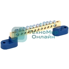 Шина нулевая ШНИ-6х9-12 У2-С на 2-х. угл. изол. IEK YNN10-69-12C2-K07