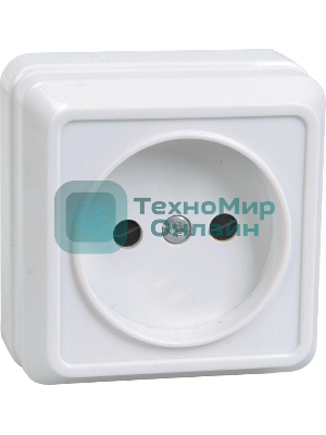 Розетка IEK ERO10-K33-10-DC РС20-2-ОКм 1местн. без з/к 10А откр.уст. ОКТАВА (кремовый)