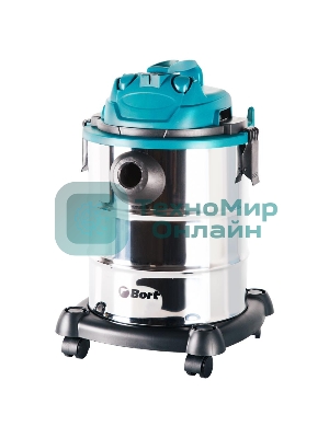 Пылесос строительный Bort BSS-1325 91272218 1300 Вт, вместимость 25 л, 29 л/сек, 5,3 кг, набор аксессуаров 6 шт