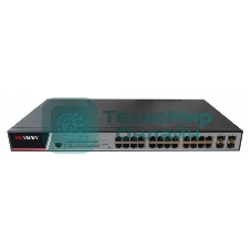 Коммутатор Hikvision DS-3E2528P(B) управляемый