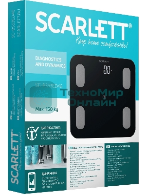 Весы Scarlett SC-BS33ED46 (черный)