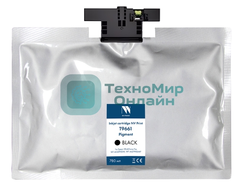 Картридж струйный NVPrint T9661 для Epson WorkForce Pro WF-M5299DW, WF-M5799DWF