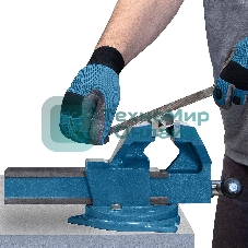 Тиски слесарные, 125 мм, поворотные (Глазов) Россия