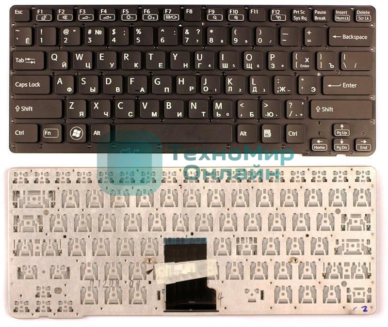 Клавиатура для ноутбука Sony Vaio VPC-CA VPCCA VPC-SA VPCSA черная