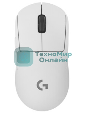 Мышь беспроводная Logitech G PRO 2 LIGHTSPEED белый, 32000 dpi, радиоканал, USB, кнопки - 8