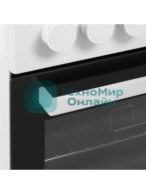 Плита электрическая Maunfeld MEC55CW08D белый, конфорок 4 шт, духовка 60 л, 50 см x 85 см x 60 см