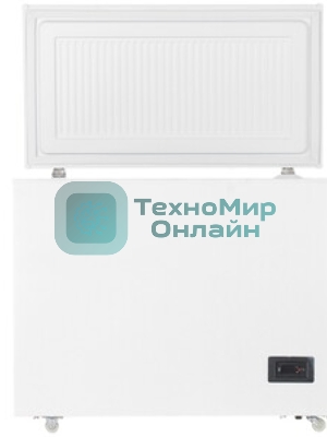 Морозильный ларь Бирюса Б-210KDN, белый с глухой крышкой, 160 л