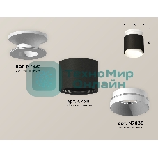 Светильник Ambrella Light XS7511040 SBK/SWH черный песок/белый песок MR16 GU5.3 (N7925, C7511, N7030)