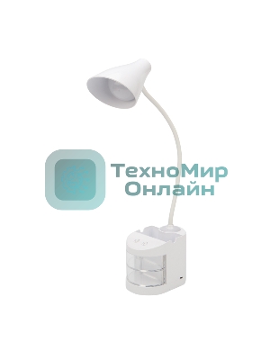 Светильник настольный Rexant Click Shift с ночником, на основании, LED, 6 Вт, 4000 К, диммируемый 3 ступени, заряжаемый (автономный режим 3 часа)