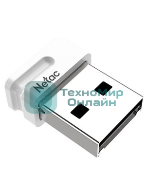 Флешка USB Netac U116 (NT03U116N-032G-20WH), 32Gb, USB 2.0, R/W 70/30, белый