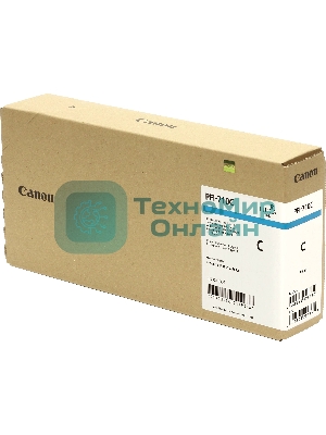 Картридж струйный Canon PFI-710 C 2355C001 голубой (700 мл) для Canon TX-2000/TX-3000/TX-4000
