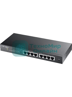 Коммутатор Smart L2 Zyxel GS1900-8, 8xGE, настольный, бесшумный