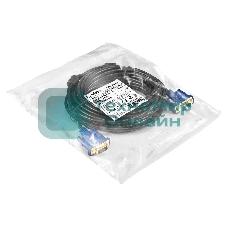 Кабель VGA Pro ExeGate EX-CC-PVGA-15M15M-7.5 (15M/15M, 7,5м, 2 фильтра, позолоченные контакты, экран)