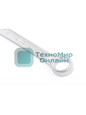 Ключ комбинированный Matrix 17 мм, CrV, матовый хром