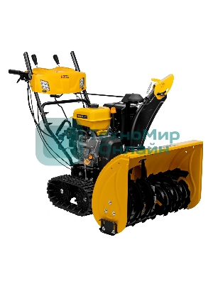 Бензиновая снегоуборочная машина SBL 711DT PRO, 420cc, гусеницы, эл.старт, блок. дифф. Denzel