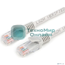 Патч-корд LSZH медный UTP Cablexpert PP30-10M cat.5e, 10м, литой, многожильный, серый