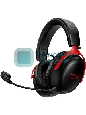 Гарнитура HyperX Cloud III чёрный-красный, беспроводная, радиоканал