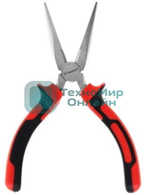 Длинногубцы Matrix NICKEL 17164 160 мм, прямые никелированные, двухкомпонентные рукоятки