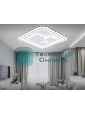 Светильник Ambrella light FA7712 WH белый 3000K-6400K 99W 480*480*60 (ПДУ РАДИО 2.4G)