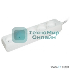 Удлинитель IEK WYP10-06-05-05-N У5 5 мест 2Р/5 метров 2х0.75 мм2 10А/250 IEK