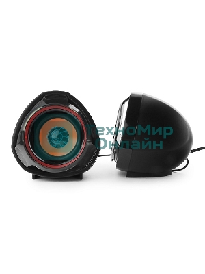 Акустическая система 2.0 Gembird SPK-105, черный, 5 Вт, регулятор громкости, USB-питание