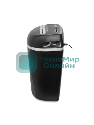 Шредер ГЕЛЕОС Уничтожитель документов УП23-4 DIN P-4 (4 ур-нь секр.), фрагмент 3,9х35мм, 14-16 лист (70г/м2), CD/пл.карты/скрепки/скобы, 23 л.