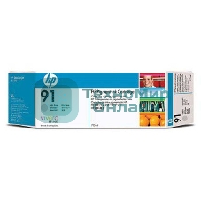 Картридж струйный HP №91 C9466A светло-серый для HP DJ Z6100 (775мл)