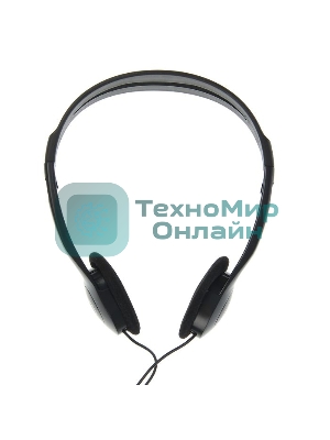 Наушники проводные Defender Aura 101 черный, накладные, 2 x Jack 3.5 мм