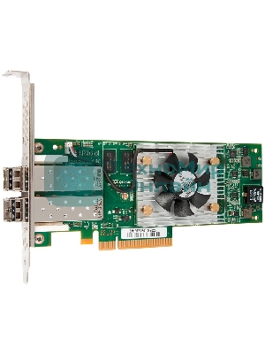 Контроллер Qlogic QLE2672-CK 16Gb Dual Port FC HBA x8 PCIe LC multi-mode optic