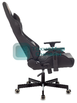 Кресло Knight ARMOR черный, экокожа, 120 кг, механизм качания