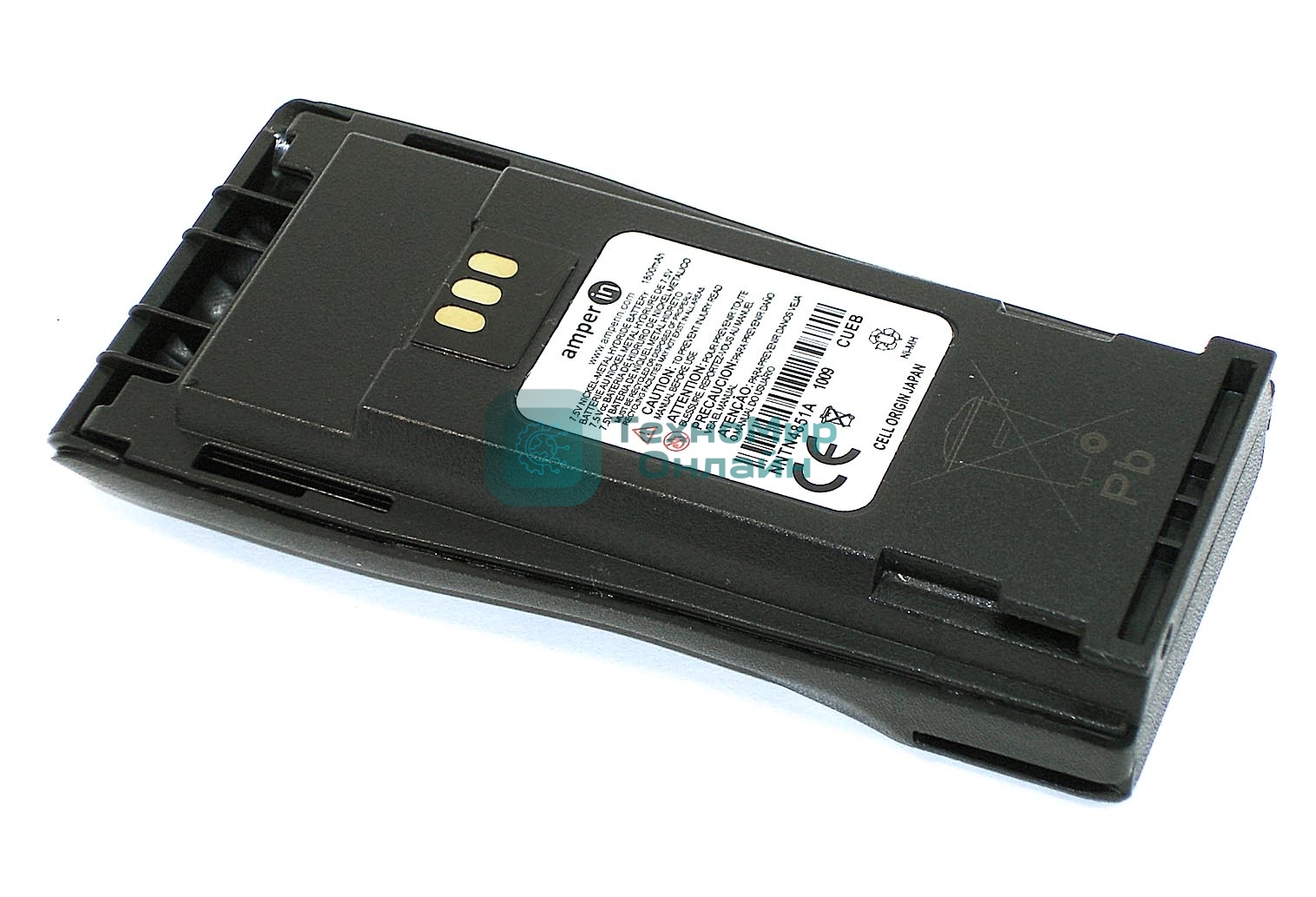 Аккумулятор Amperin для Motorola CP серии DP1400 EP450 GP3188 (NNTN4496) Ni-MH 1800 mAh 7.5V