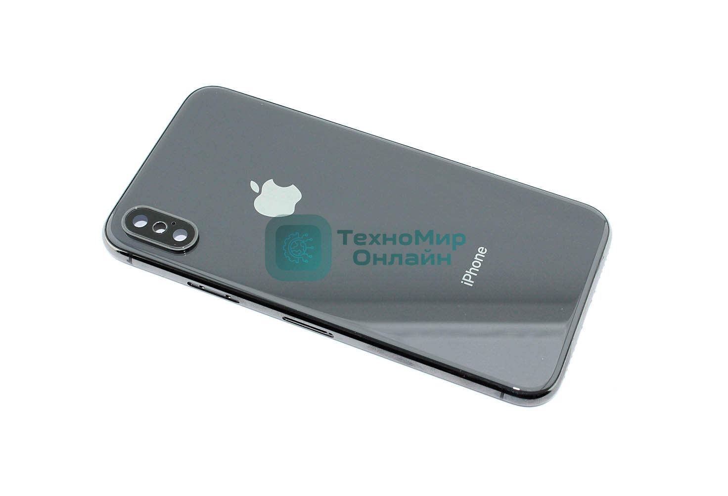 Задняя крышка (корпус) в сборе с рамкой для Apple iPhone X черный
