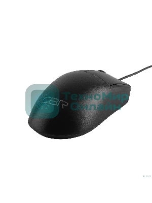 Мышь проводная CBR CM 125 черный, 1200 dpi, USB, кнопки - 3