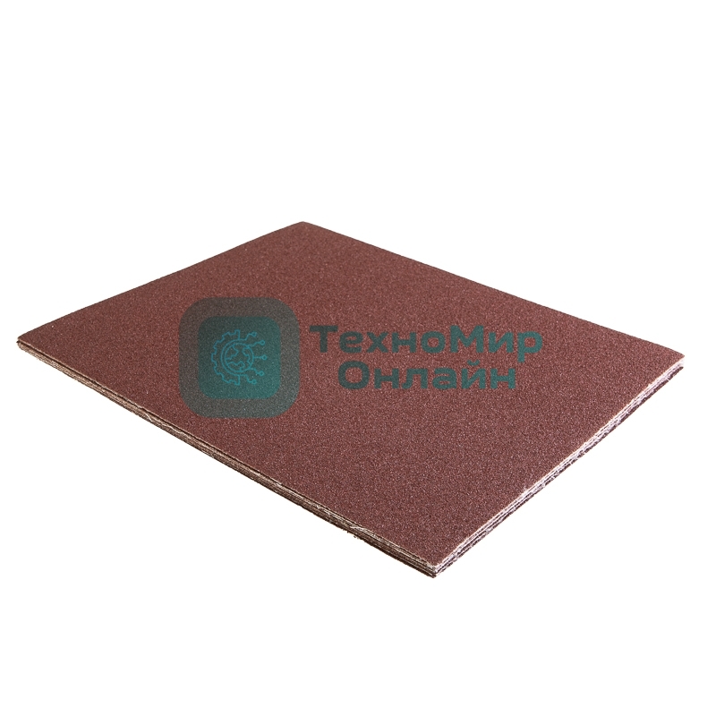 Шкурки шлифовальные Kranz в листах на тканевой основе, водостойкие 230х280мм, Р80 (10 шт/уп)
