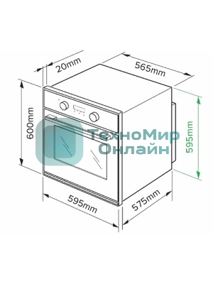 Духовой шкаф электрический Thomson BO30E-6803, встраиваемый