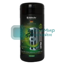 Чистящие салфетки Defender для поверхностей офисной техники (Не применять для ЖК-экранов!)/туба/110 шт/Германия