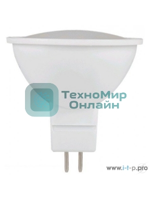 Лампа светодиодная IEK LLE-MR16-5-230-30-GU5 ECO MR16 5Вт 3000К теплый белый GU5.3 450лм 230-240В