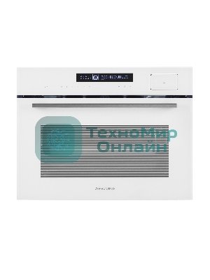 Духовой Шкаф электрический с паром Maunfeld MCMO5016STGW, 50л, дверца с 2 стеклами, белый