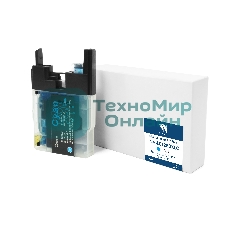 Картридж струйный NVPrint LC-1280XLC (NV-LC1280XLC) Cyan для Brother MFCJ5910/6510/6910 (19 мл) совместимый