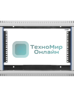 Шкаф телеком. настенный разборный 6U (600х520) дверь металл (ШРН-Э-6.500.1)
